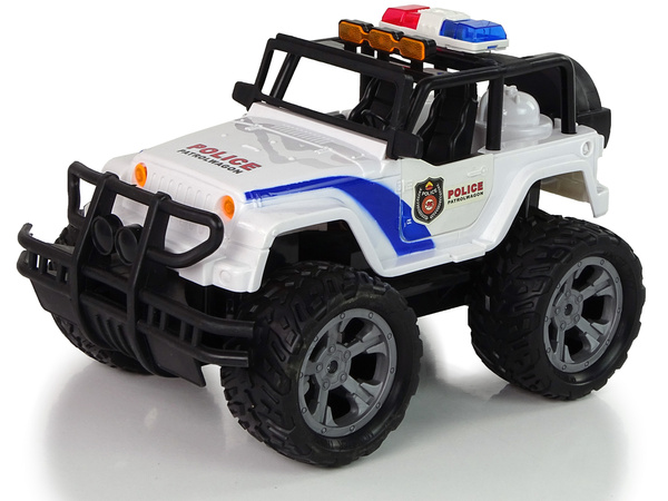 R/C Ferngesteuertes Auto JEEP Police Patrol mit zu öffnenden Türen