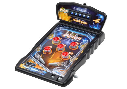 Gra Zręcznościowa Pinball Światła Dźwięki Tablica Wyników