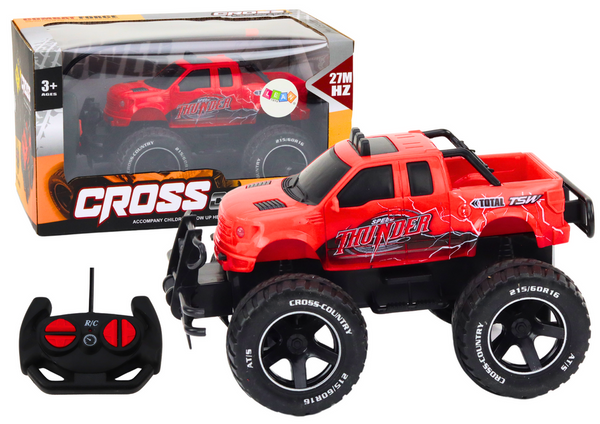 Toy Car Remote Controlled Off-Road Car RC 1:18 Red