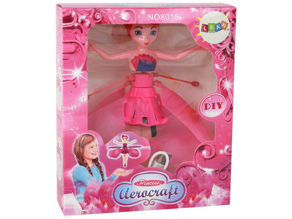 Hand-controlled Magic Flying Fairy Pink Doll