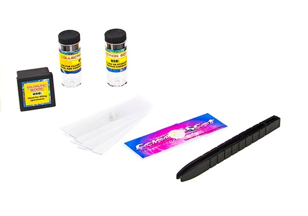 Mikroskop für kleine Forscher Set Mikroskop Lichtspiegel Flaschen