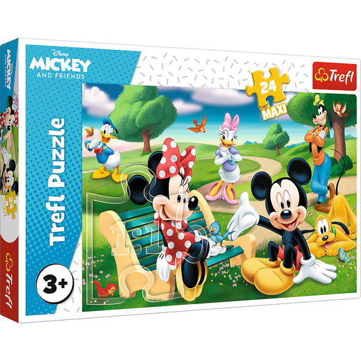 Puzzle - 24Maxi - Mickey Mouse with friends - Disney Standard Characters Trefl 14344