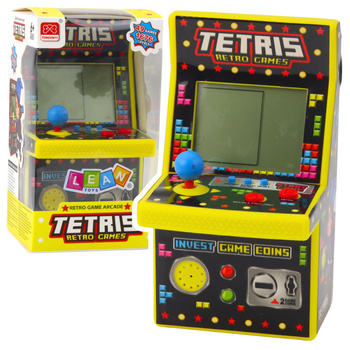 Mini Retro Tetris Spielautomat 49 Spiele 1676 Levels Gelb