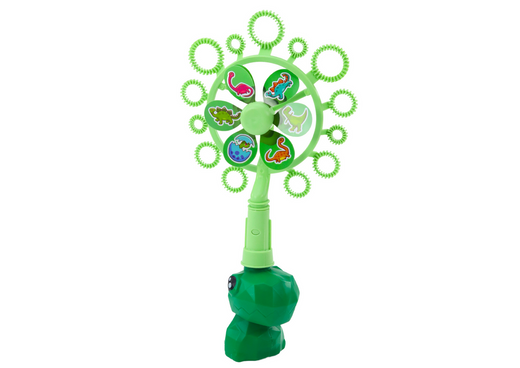 Soap Bubbles Pinwheel Dinosaur Tray Green