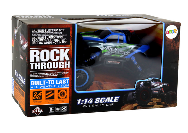 Ferngesteuertes RC-Offroad-Auto 1:14 2,4G Blau