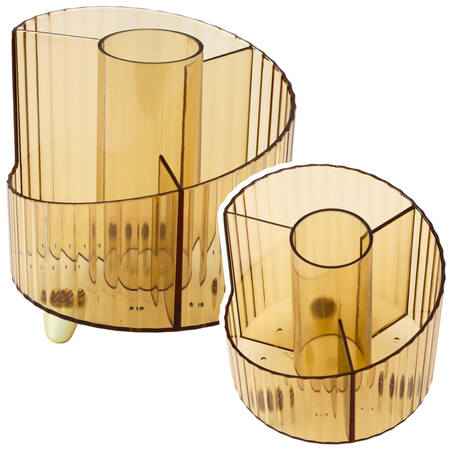 Schulbedarf Organizer Büro Transparent Gelb