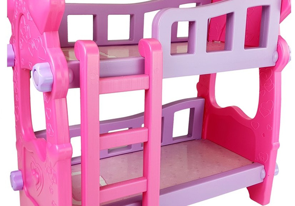 Pink Bunk Bed for Dolls