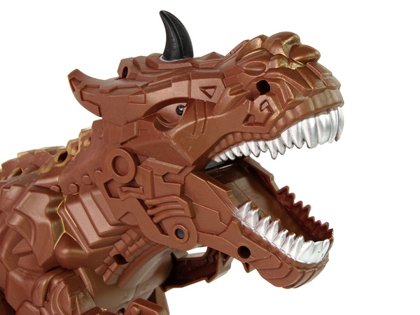 Remote-controlled dinosaur Steam Projector Brown