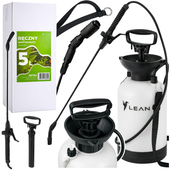 Manual Pressure Sprayer for Watering, Fertilizing, Spraying LEAN 5L