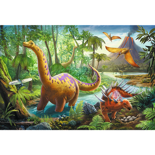Puzzle - 60 - Dinosaurs Walk - Trefl 1731