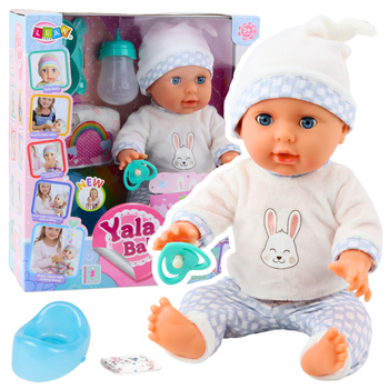 Babypuppe Kleinkind-Pipi-Set Zubehör Geräusche 35cm