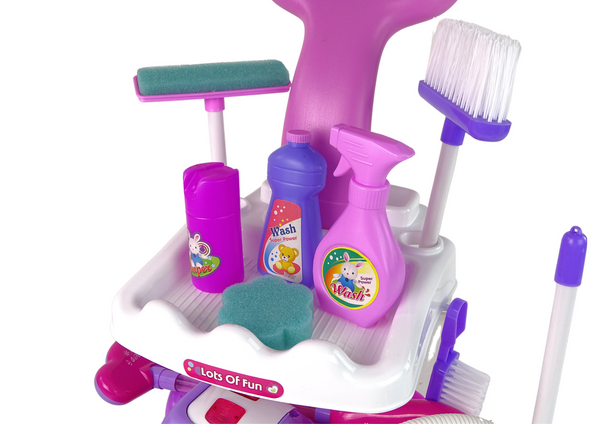 Large Cleaning Set Trolley Lots of Accessories