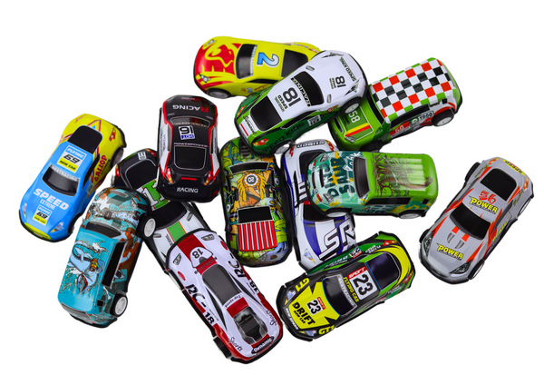 Set of springs in a suitcase, 30 pcs. Cars