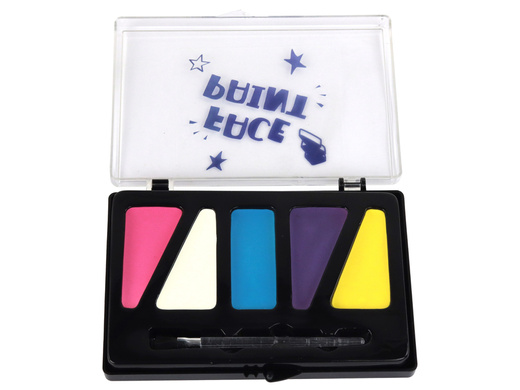 A set of face and nail paints for children