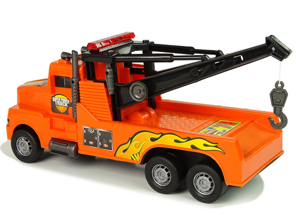 Auto-Abschleppwagen Pannenhilfe 1:10 Seil Orange