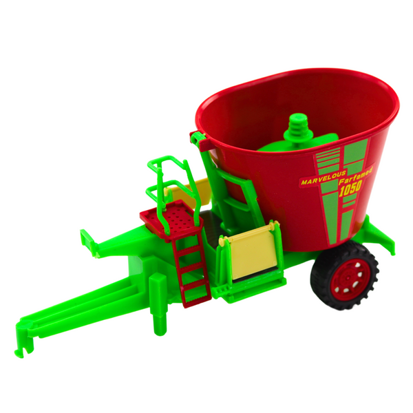 Landwirtschaftlicher Traktoranhänger, Muldenkipper-Set, Futterwagen