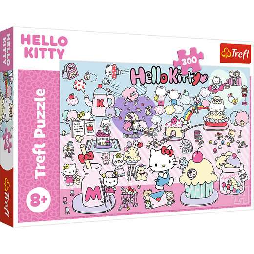 Puzzle – 300 Teile – Entdecke die Welt von Hello Kitty – Hello Kitty Trefl 23031