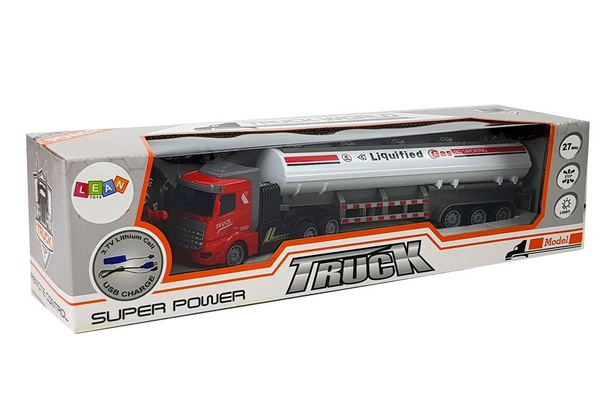 Remote Controlled 27 Mhz 1:48 Cistern Delivery Truck White