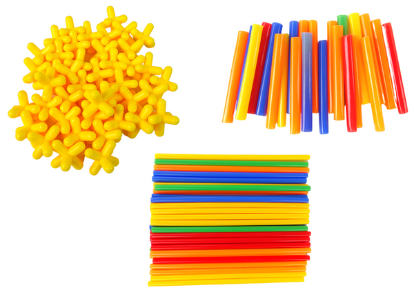Building Blocks Construction Sticks Straws Set