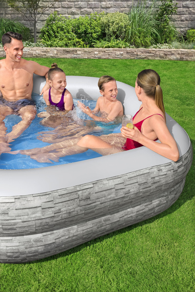 Inflatable Garden Pool 213x 206x 53 cm Bestway 54423