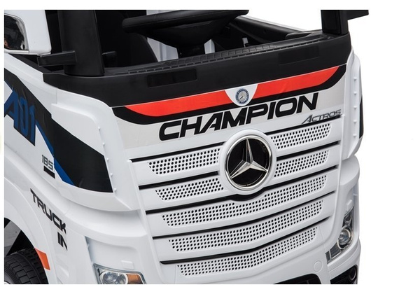 Mercedes Actros Electric Ride On Car White