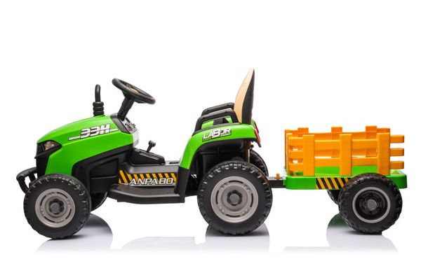 Battery-powered tractor BBH-030, green