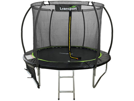 LEAN Sport Max 10ft Trampoline Black-Green