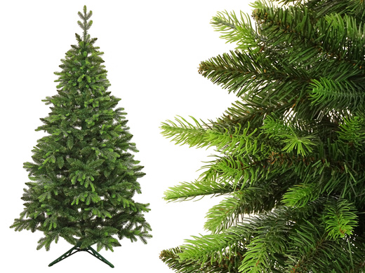 Künstlicher Weihnachtsbaum Fichte Natur 220cm PE+PVC