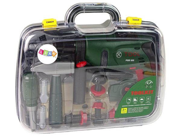 Handyman Set in a Carrying Case Battery Drill Hammer