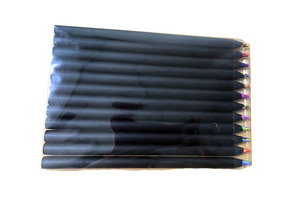 Set of Multicolored Pencils Creative Round Pencils 12 pcs.