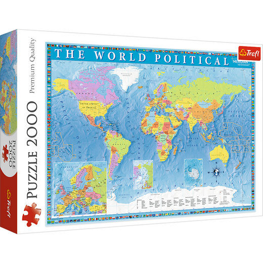 Puzzle - 2000 - Politische Weltkarte - 27099