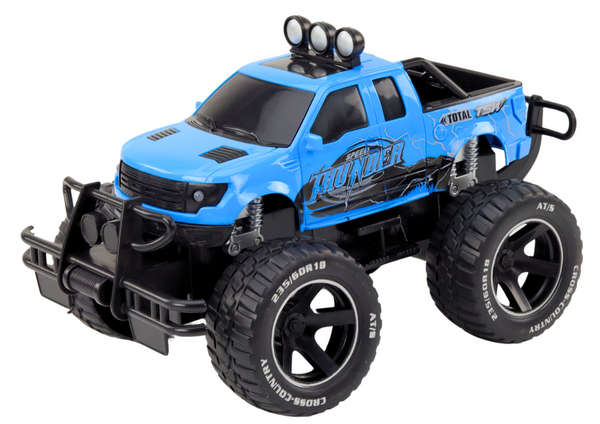RC off-road car 1:14 Blue Remote Control Rubber Wheels