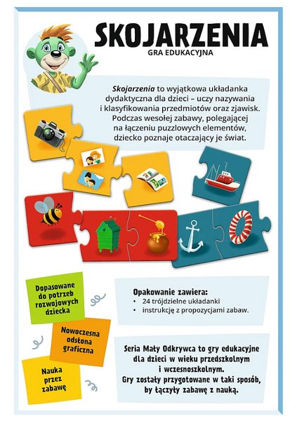 Educational Game Associations Little Explorer Trefl 02808