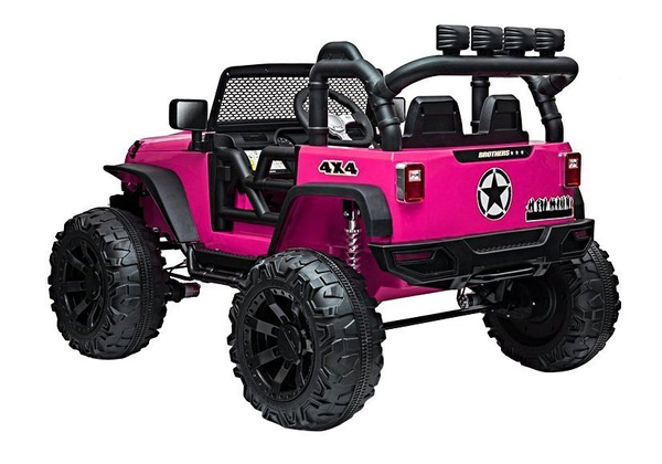 Kinderfahrzeug Jeep JC666 Rose lackiert