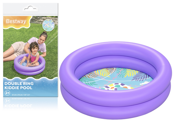 Aufblasbarer Pool Lila 61 cm x 15 cm Bestway 51061