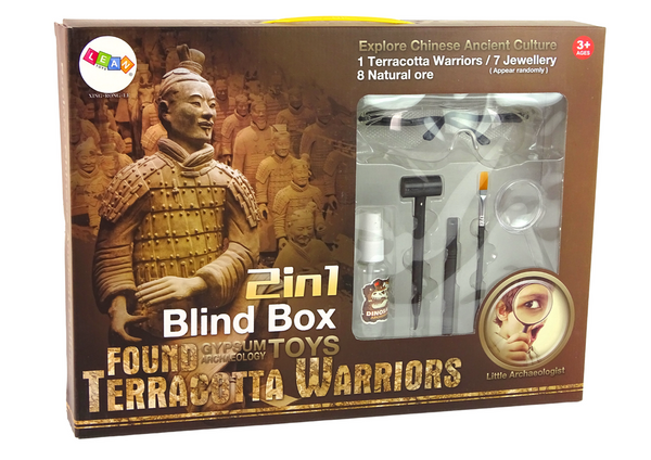 Archäologie-Set 2in1 Verschiedene Schätze aus Kristallen