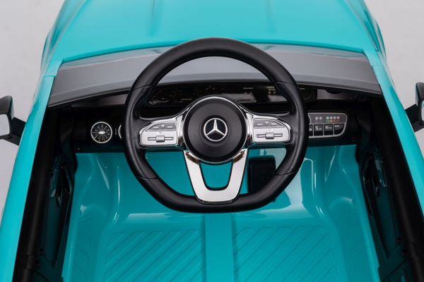 Battery-powered car Mercedes CLA 45s AMG Turquoise 4x4