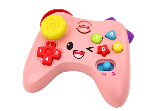 Interactive Pad Educational Console Lights Sounds Pink