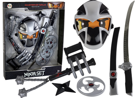 Ninja Warrior Set Sword Mask Shuriken Discs Claws Fist