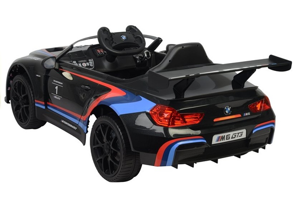 Kinderfahrzeug BMW M6 GT3 Schwarz Elektroauto Fahrzeug