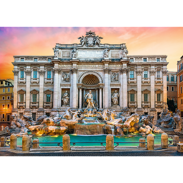 Puzzle - 500 - Fontanna di Trevi - Rzym - Trefl 37292