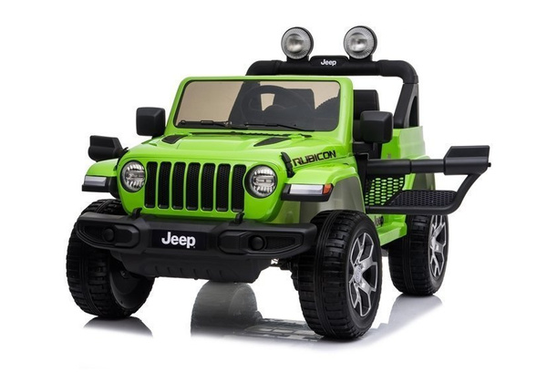 Elektro-Ride-On Jeep Rubicon 4x4 Grün
