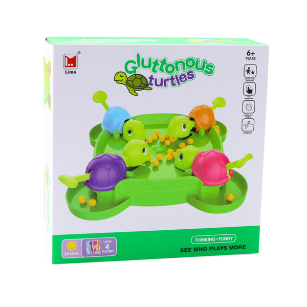 Family Arcade Game Hungry Turtles Board Balls