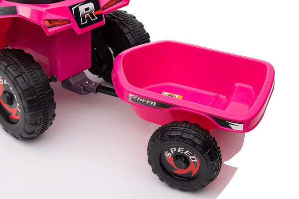 XMX630T Rosa Batterie-Quad mit Anhänger