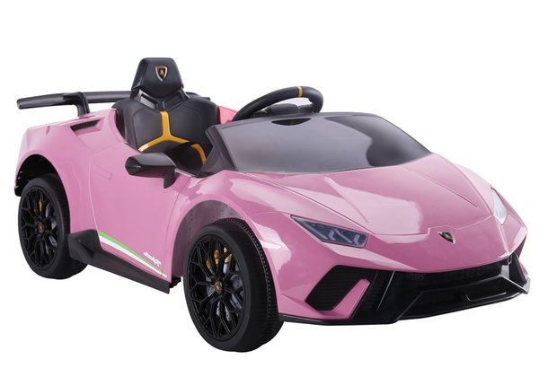 Elektrische Fahrt auf Auto Lamborghini Huracan Rose