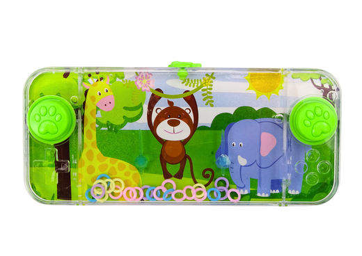 Wasserspiel-Arcade-Konsole Green Monkey Giraffe Safari Pad Wheels