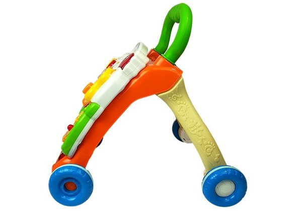 Educational Pusher for Babies with piano