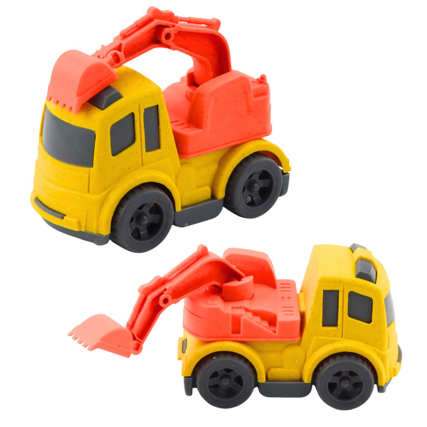 Construction Vehicle Set Cars Truck Dumper Excavator BIO Plastic