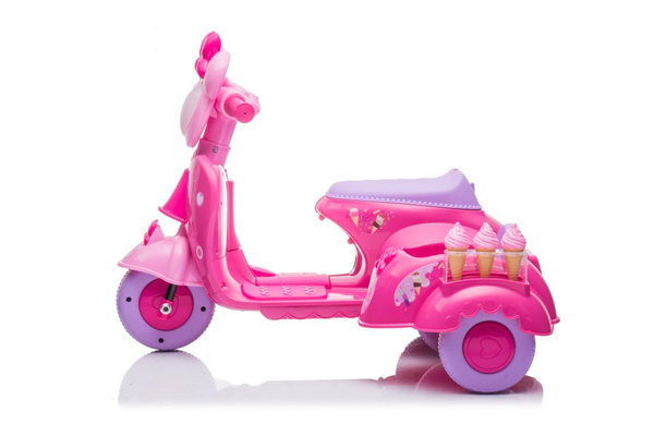 Scooter Eisdiele Dreirad JT5258 Rosa