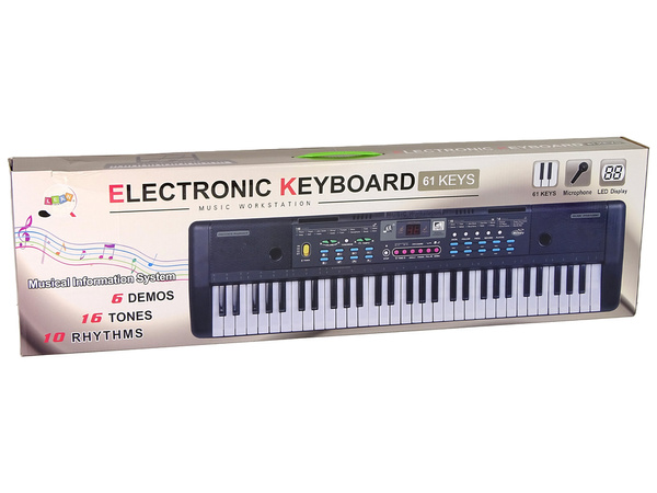 Keyboard MQ-6112 Mikrofon Notenhalter 61 Tasten